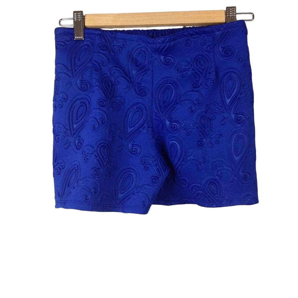 Blue Shorts Embroidered Womens S/M Cheap